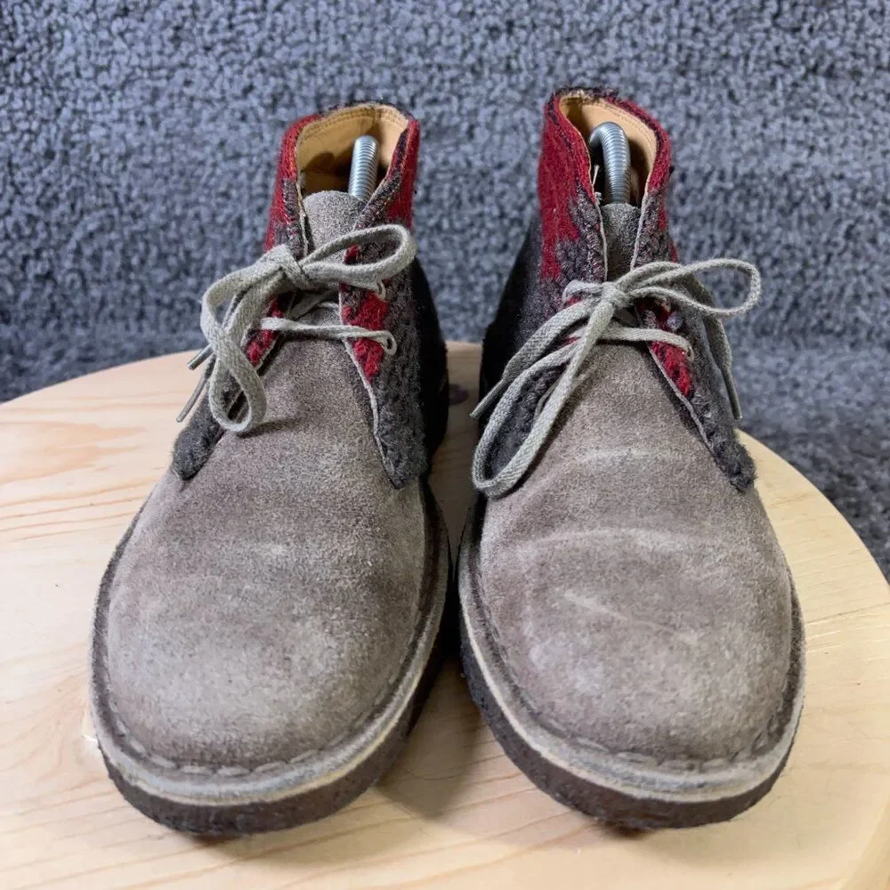 Clarks Originals Desert Boots Womens Size 7.5 Chukka Aztec Made in USA Woolrich